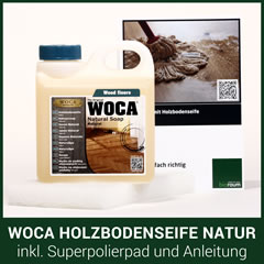 WOCA Seifensset weiß Anleitung mit Pad