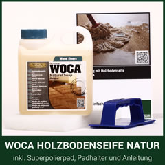 WOCA Seifensset weiß Aktion mit Padhalter