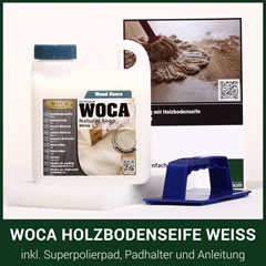 WOCA Seifensset weiß Aktion mit Padhalter