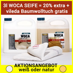 WOCA Seifensset weiß Aktion mit Padhalter