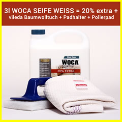 WOCA Seifensset weiß Aktion mit Padhalter