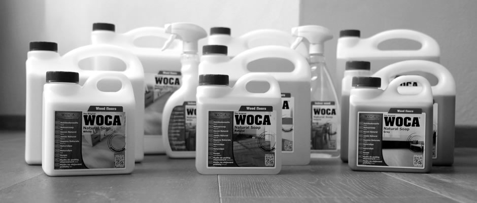 Das Sortiment an WOCA Holzbodenseifen